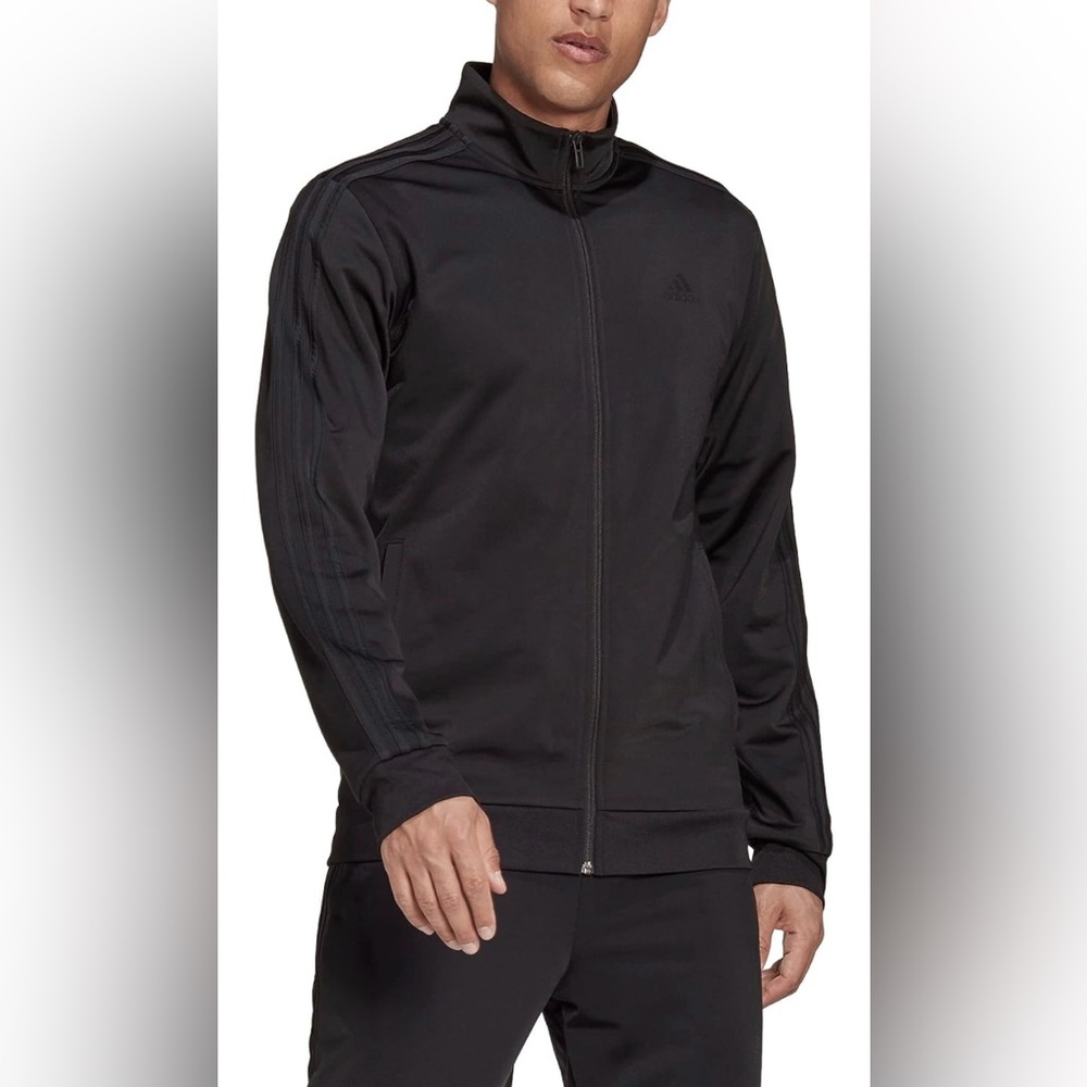 Adidas Men's Essentials Warm-Up 3-Stripes Jacket H46101 Original NEW NWT